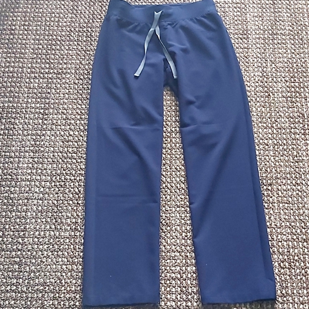 Figs Scrub Pants XXS Petite Navy Blue Kade